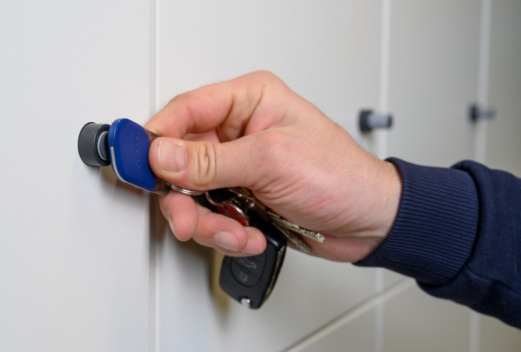 Salto Systems locker system with chip